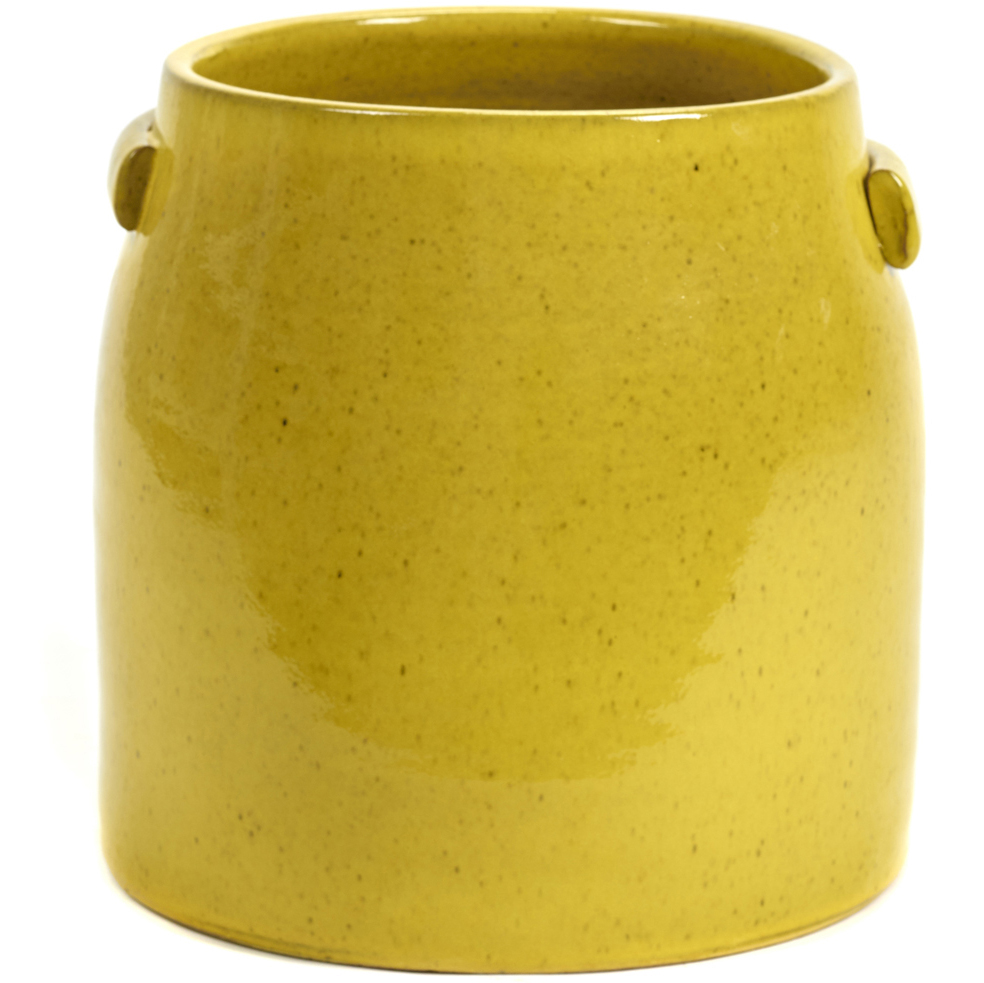 Bloempot Tabor L geel