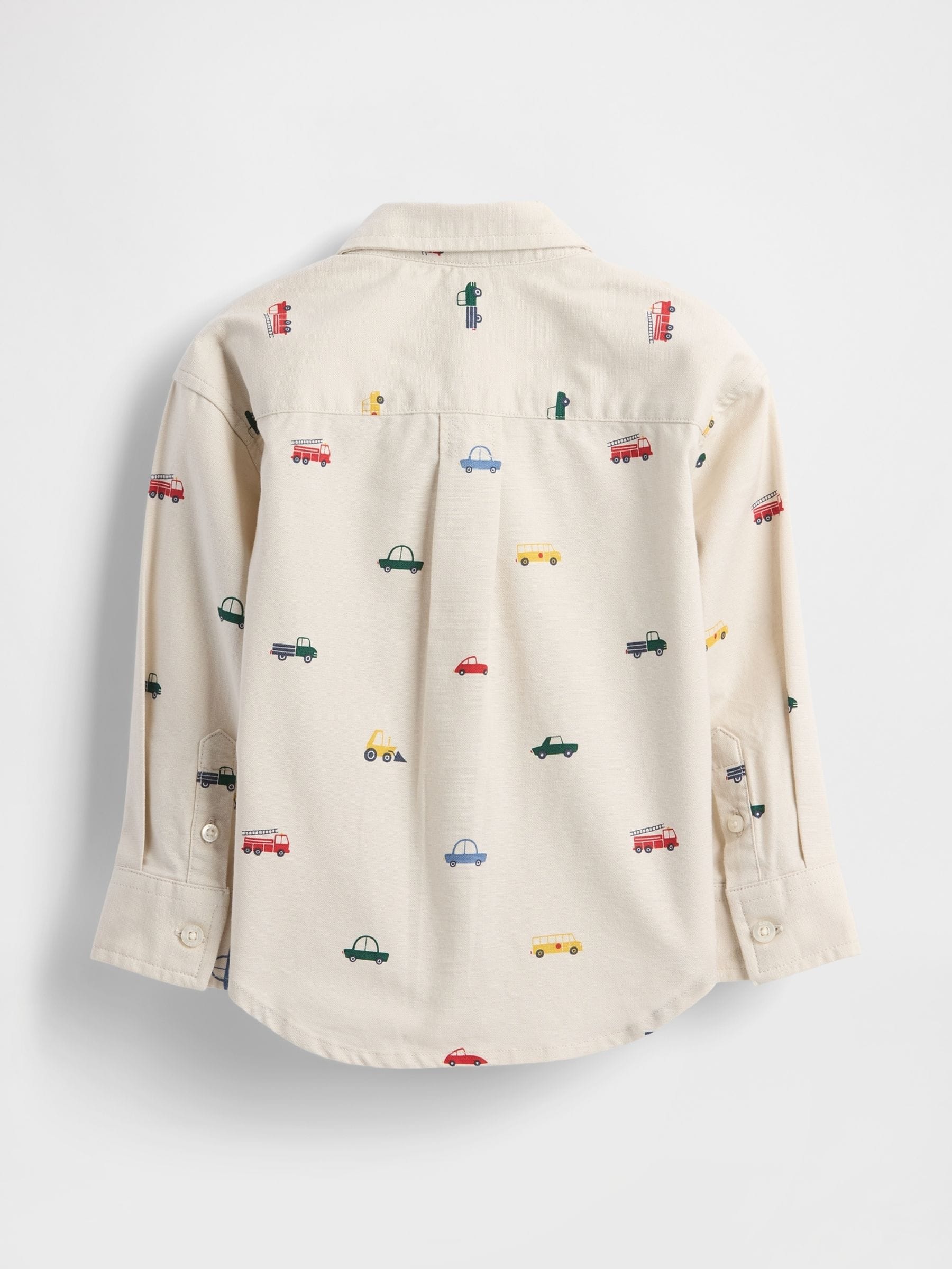 Crème - Gap oversized Oxford overhemd (6mnd -5jr)