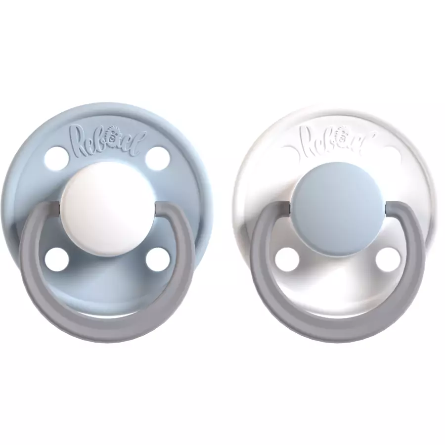 Rebael Schnuller 2er-Pack 0-6 M Cold White PonySnowy Sky Pony