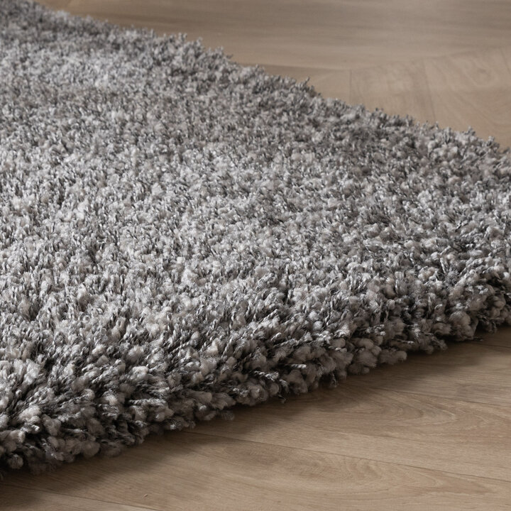 Luxe hoogpolig vloerkleed - Yves Grijs