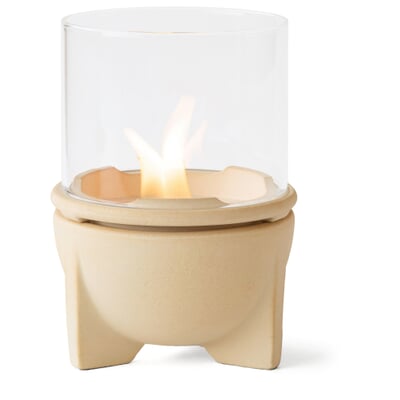 Windlichtaufsatz für kleines Schmelzfeuer® Keramik, Natur
