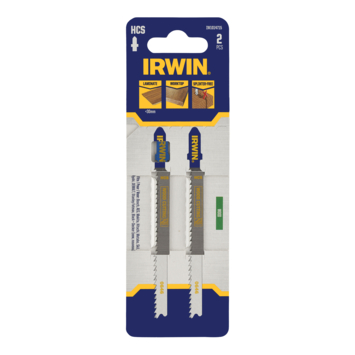 Irwin Pro decoupeerzaagblad T-aansluiting voor laminaat / spaanplaat - 2 stuks