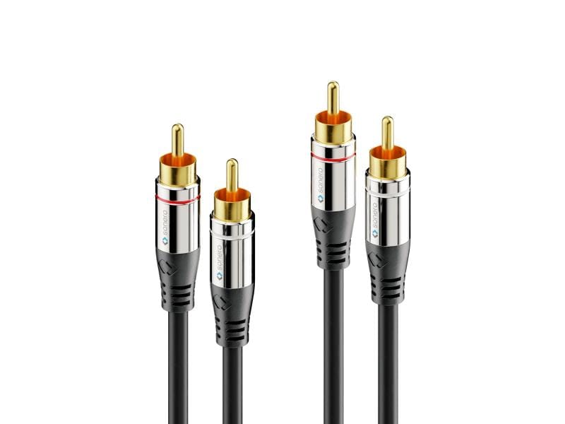 sonero Audio-Kabel Cinch - Cinch 3 m sonero 2x Cinch Stereo Audio Kabel