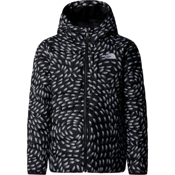 Doudoune THE NORTH FACE G REVERSIBLE PERRITO HOODED JACKET TNF BLACK VECTOR FIELD PRINT