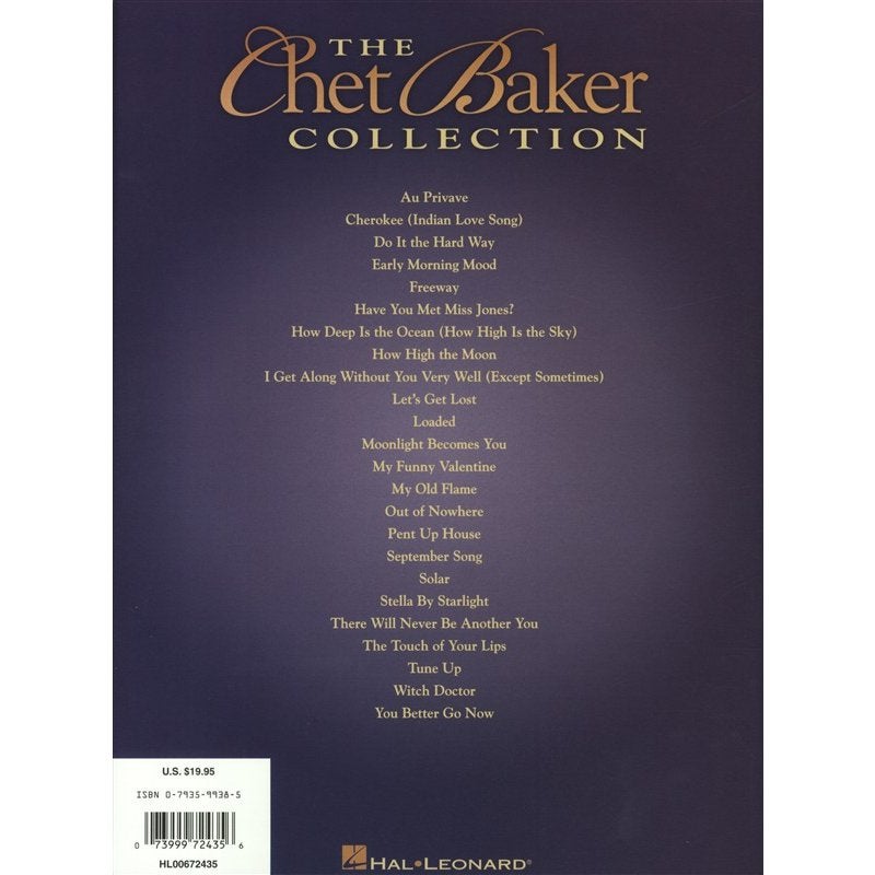Hal Leonard - The Chet Baker Collection