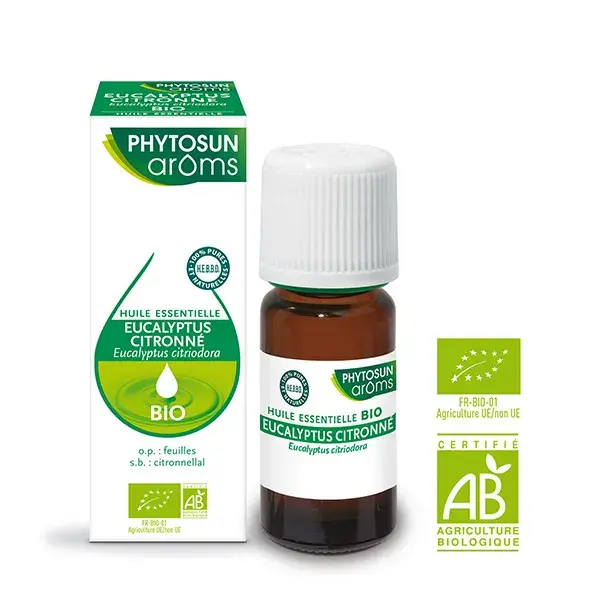 Óleo Essencial de Eucalipto Limão Orgânico Phytosun Arôms 10ml