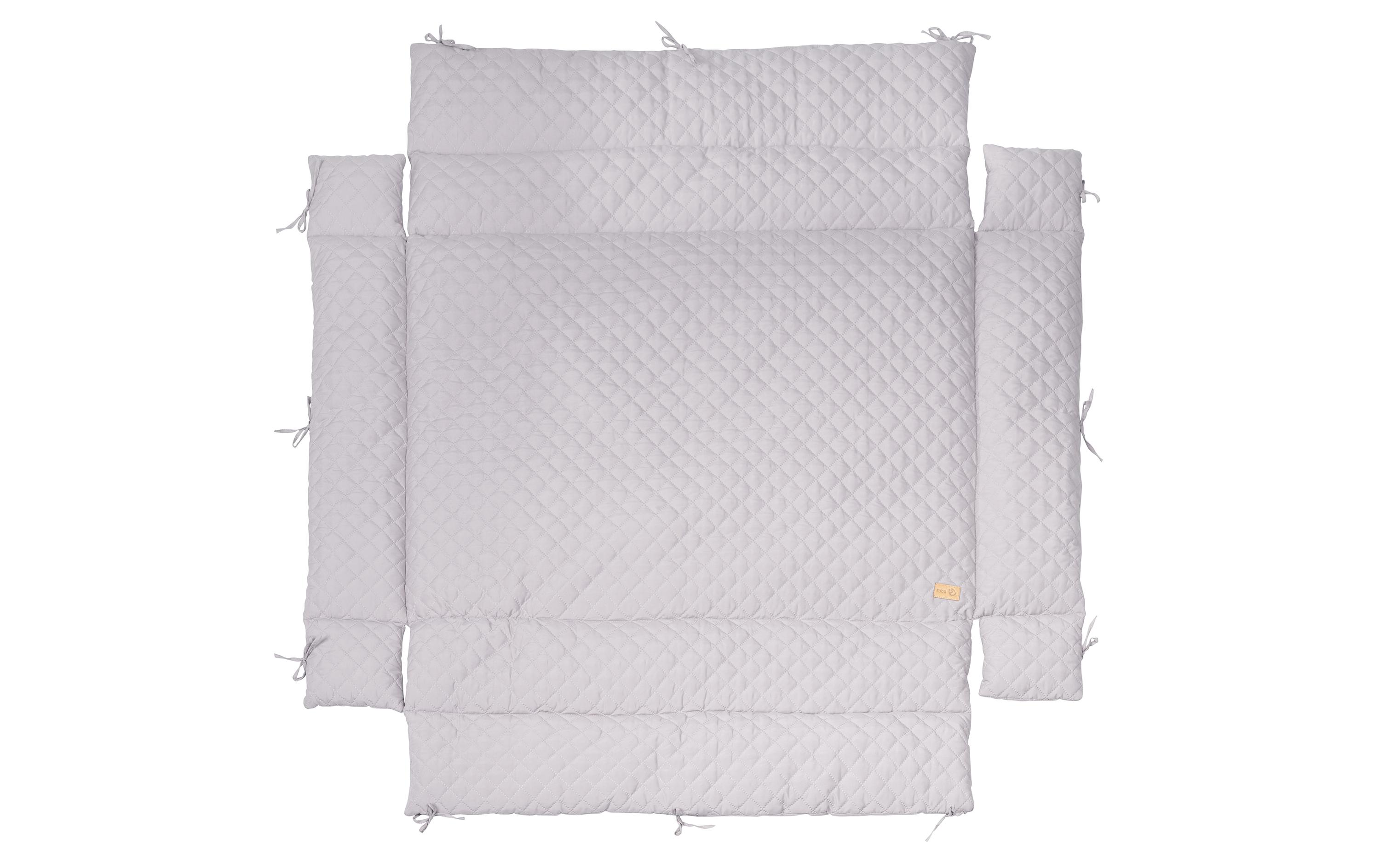 Laufgittermatte universal Silbergrau 75 - 100 x 100 cmLaufgittereinlage für 2 Laufgittergrössen