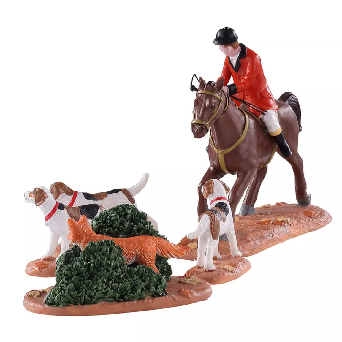 Personnages Lemax Chasse au renard