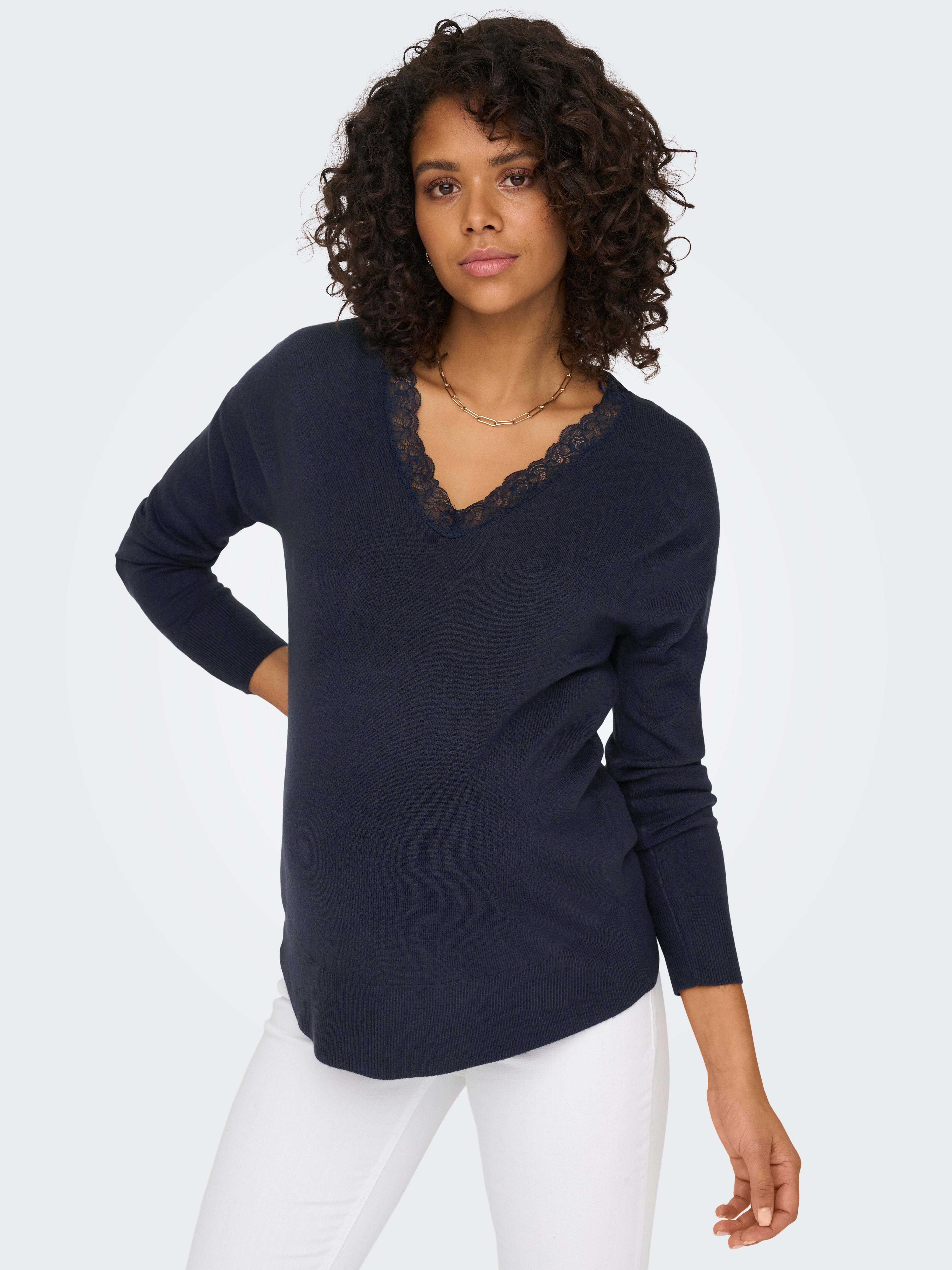 OLMSUNNY Strickpullover Night Sky