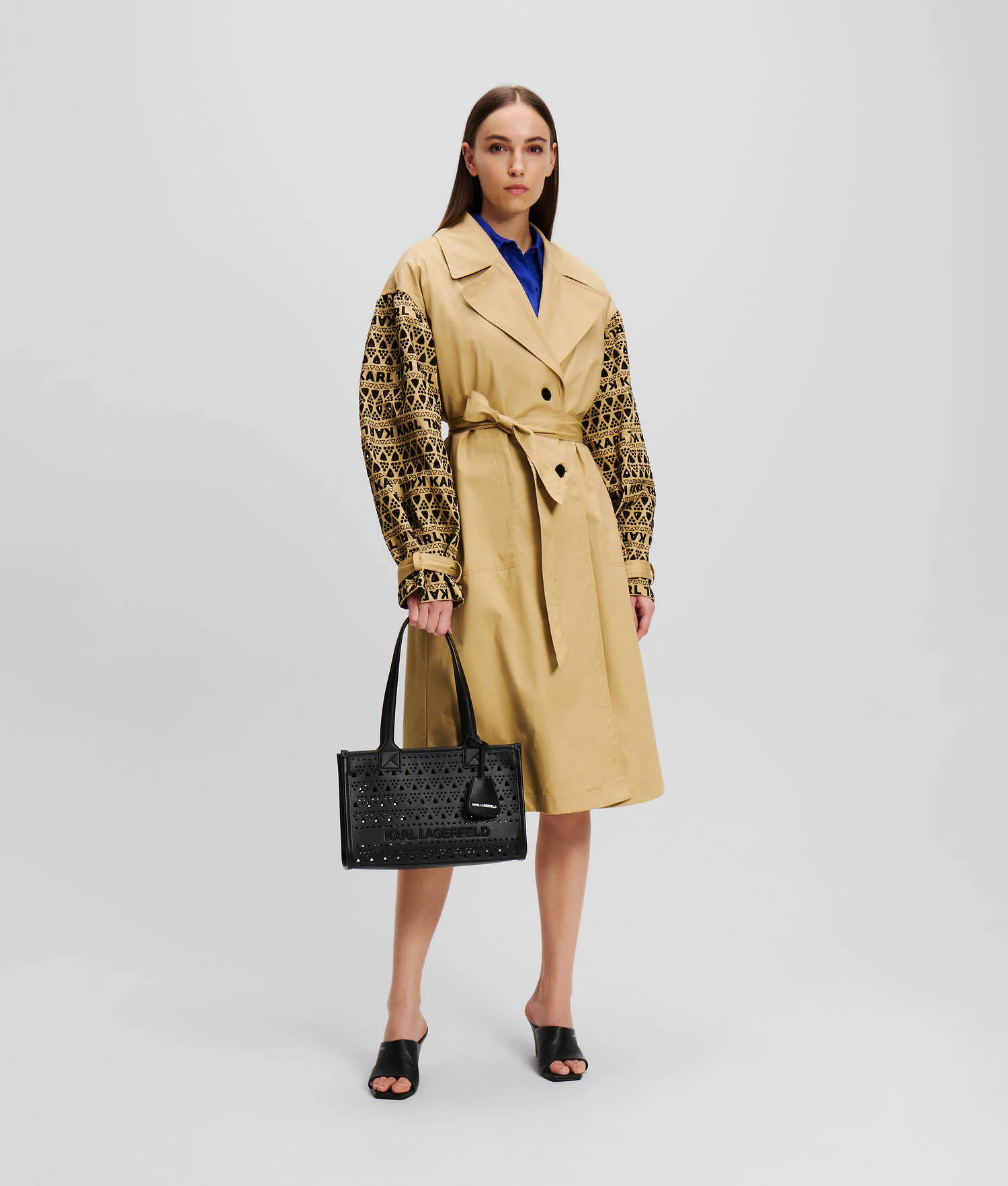 SAC CABAS PERFORÉ K/SKUARE DE TAILLE MOYENNE