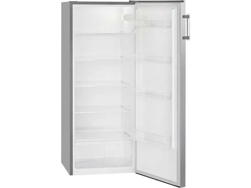 Bomann VS 7316 - Køleskab - bredde: 55 cm - dybde: 58.8 cm - højde: 143.4 cm - 242 liter - Klasse E - rustfrit stål