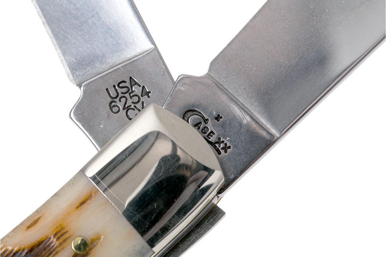Case Trapper Amber Jigged Bone, 00163, 6254 CV zakmes