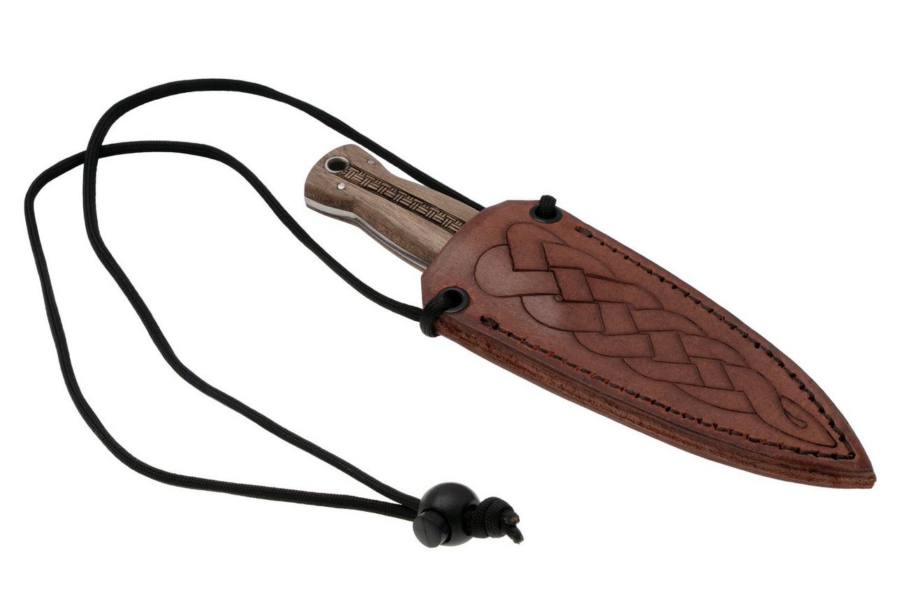 Condor Bushcot CTK1040-3.3WSK Satin 14C28N, Walnut, vaststaand mes