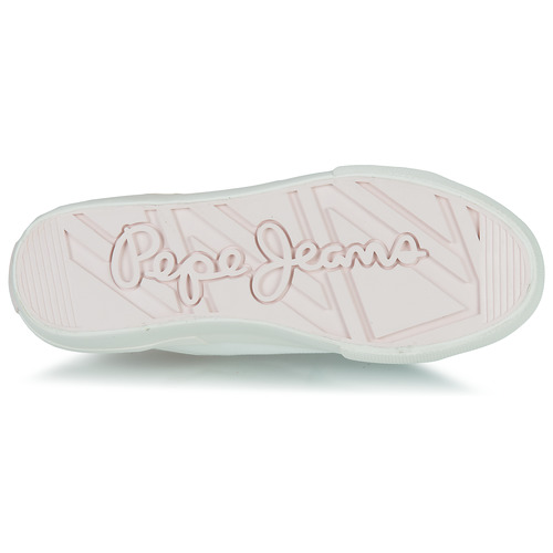 Pepe jeans - ALLEN FLAG COLOR W - Blanc / Rose