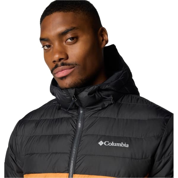 Doudoune randonnée COLUMBIA POWDER LITE II HOODED JACKET SUNSTONE/SHARK
