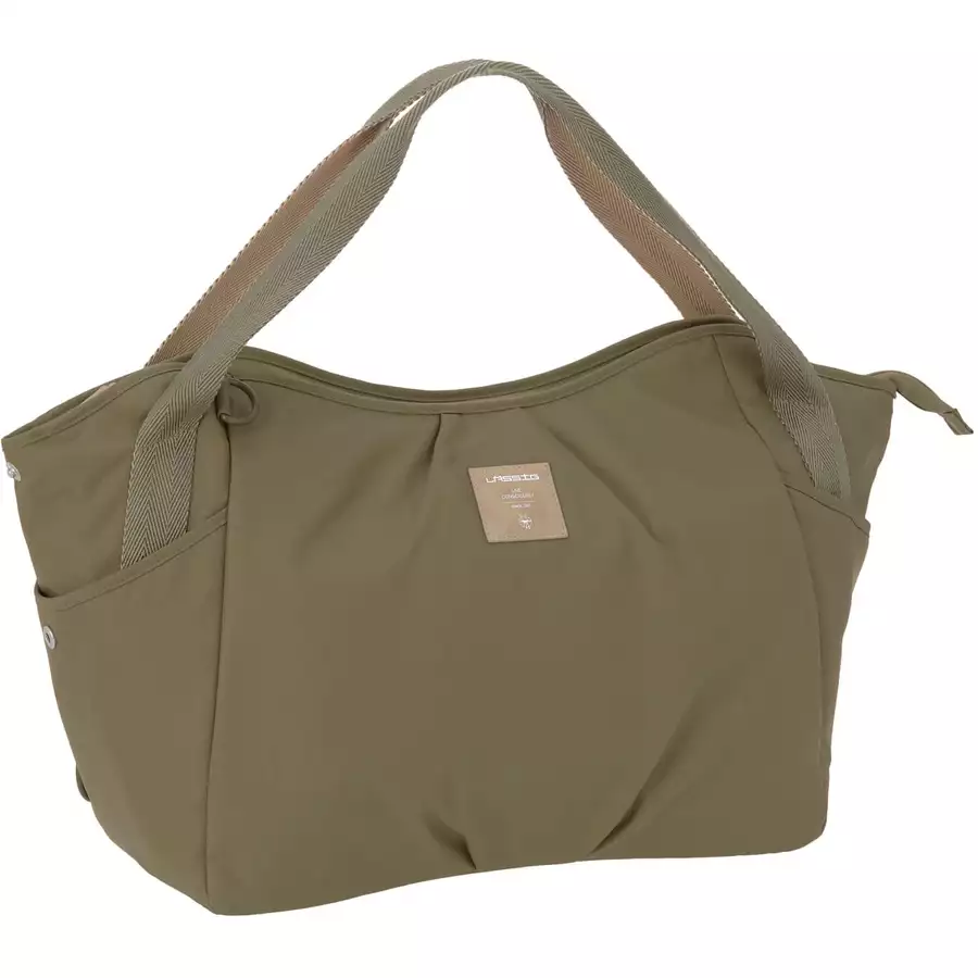 LÄSSIG Zwillingswickeltasche Green Label Twin Bag olive