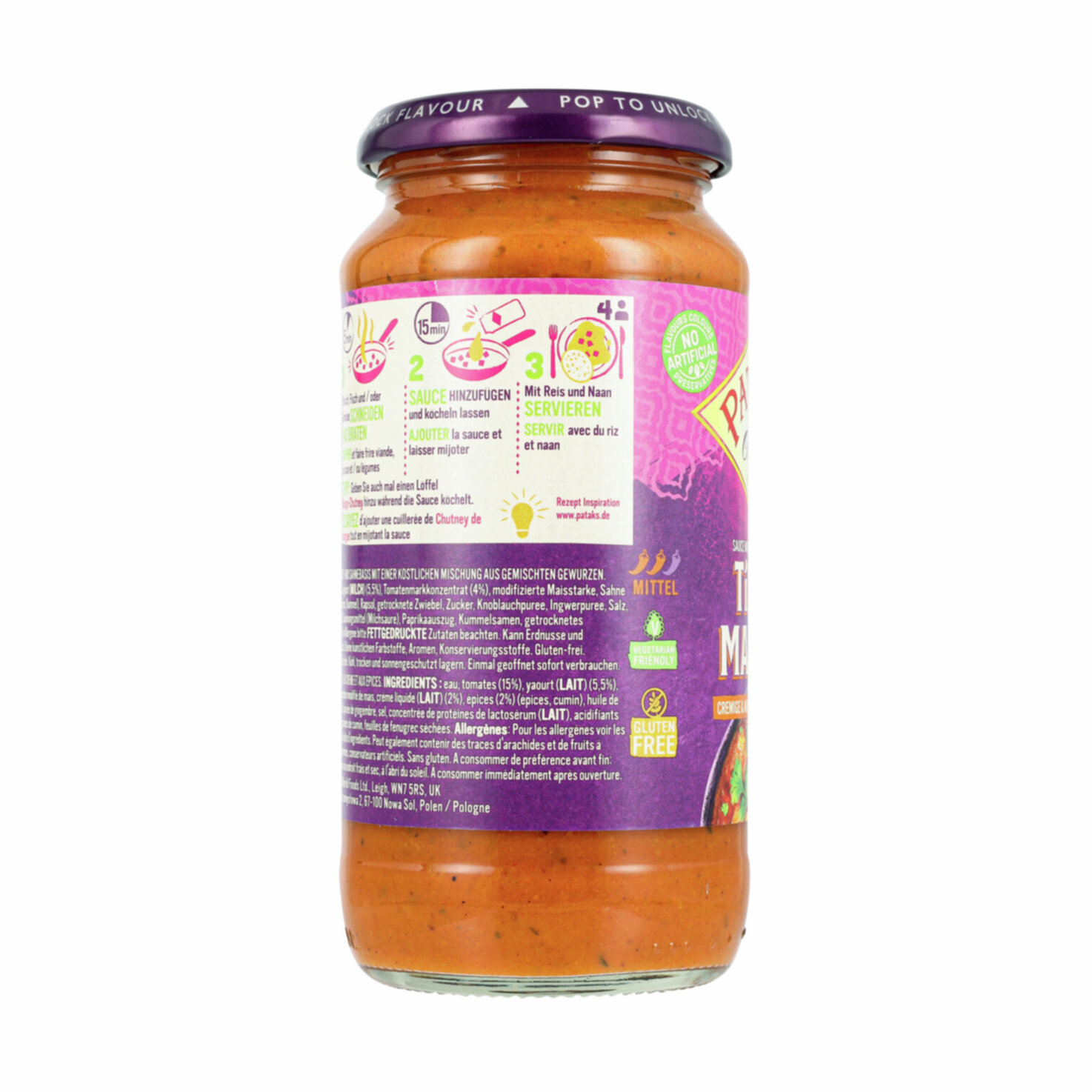 Pataks Tikka Masala Sauce