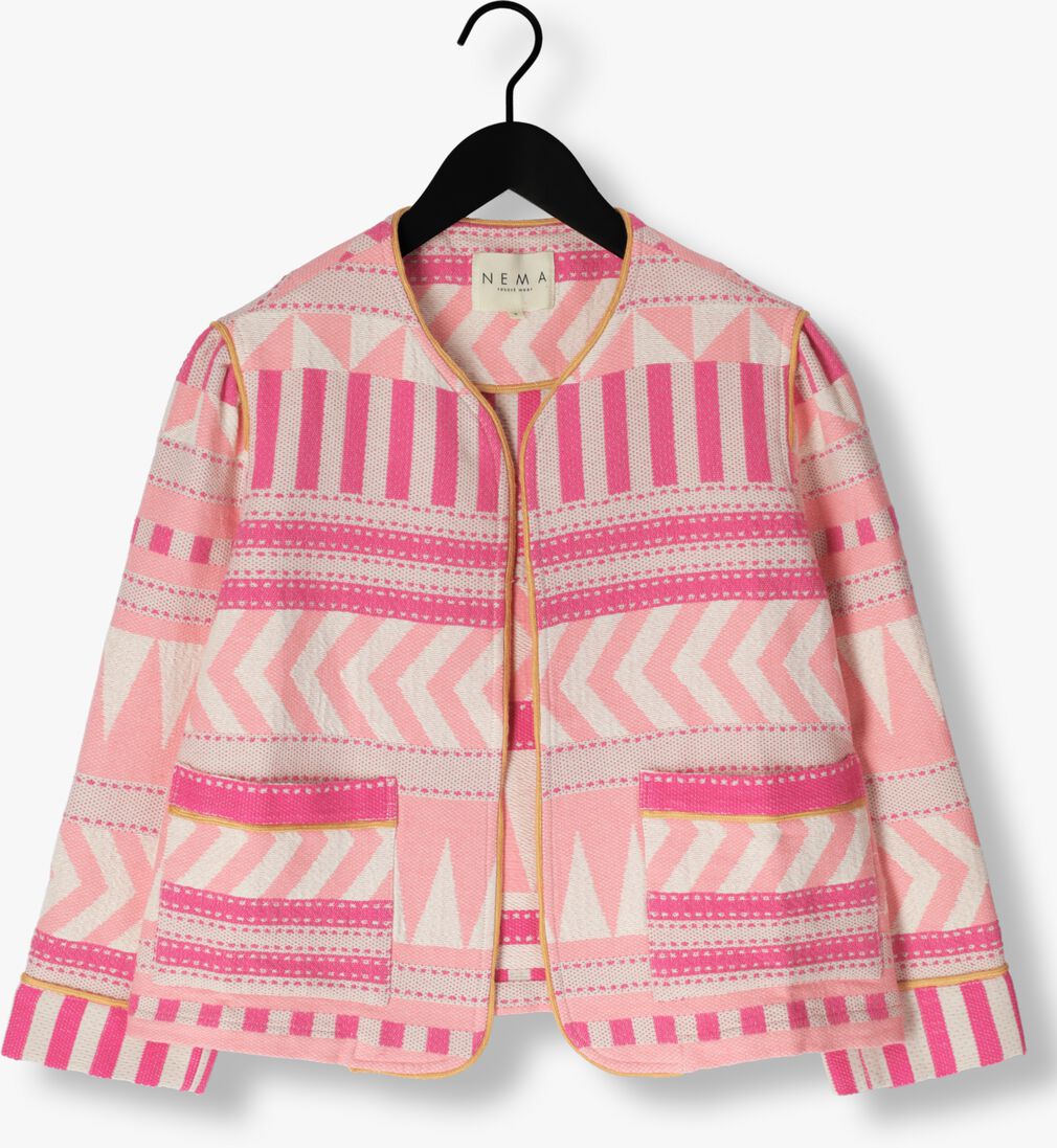roze nema gewatteerde jas n306