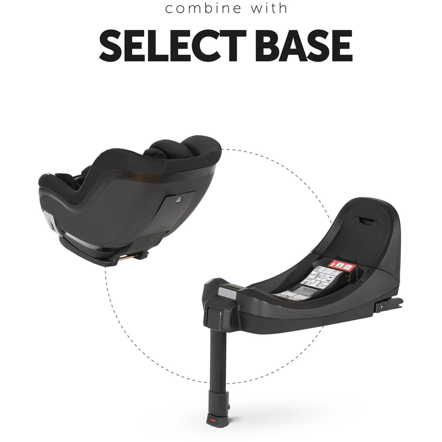 hauck Reboarder Select Kids i-Size Black Black