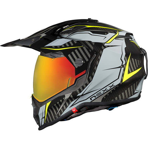Nexx - Casque X.WRL Atika Noir / Gris / Jaune fluo