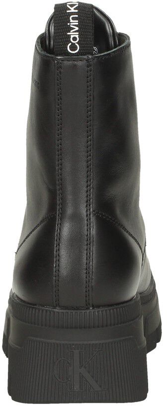 Calvin Klein Chunky Combat Laceup Boot zwart