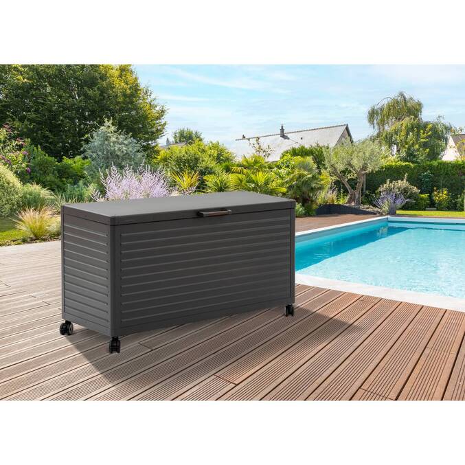 Coffre de rangement EDENIO Graphite