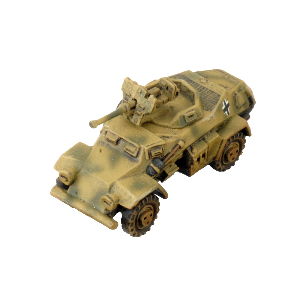 Flames of War - SdKfz 221 and 222 SS Scout Troop