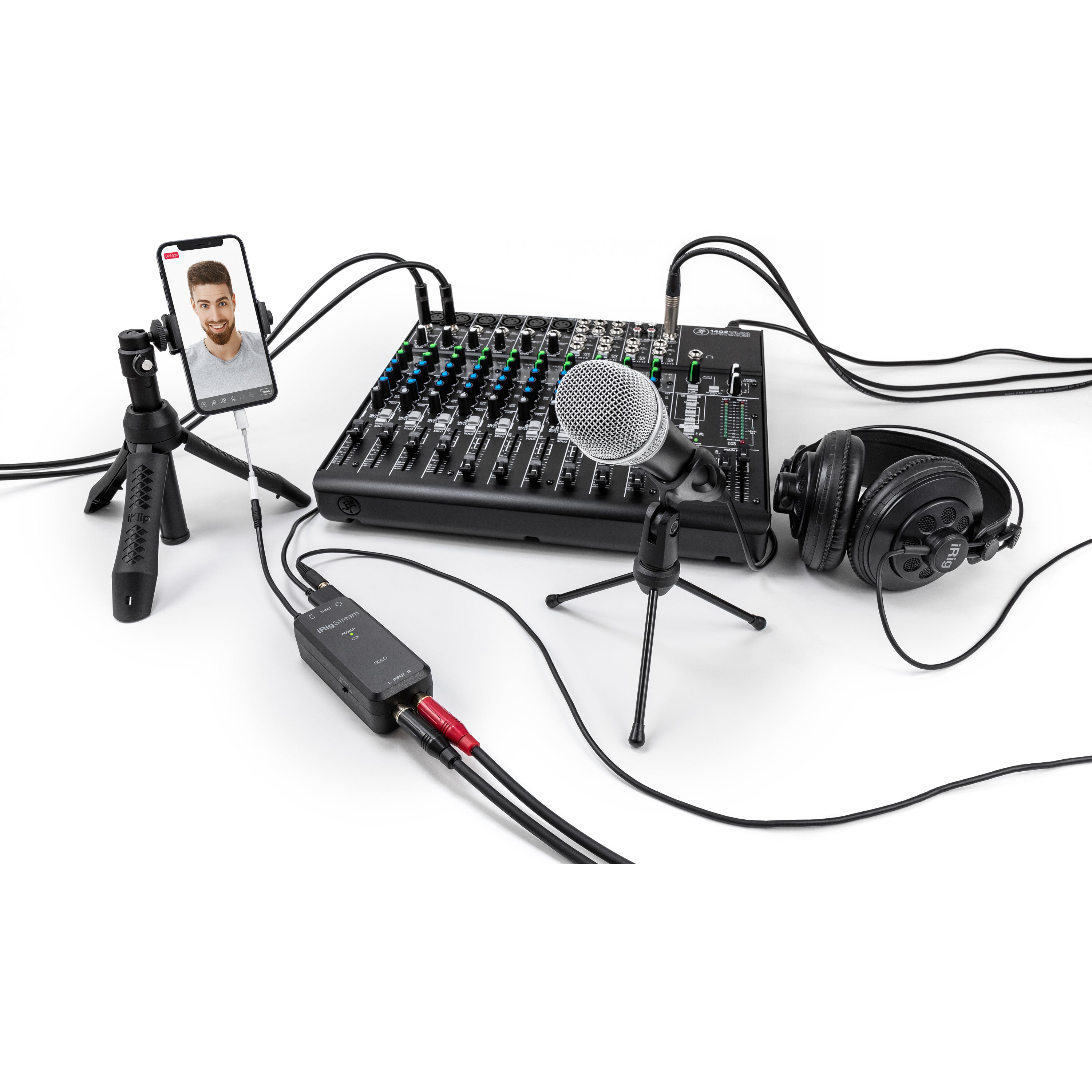 IK Multimedia iRig Stream Solo 3-in, mono-out streaming interface