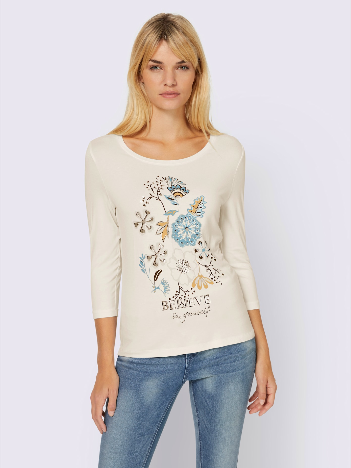 T-shirt imprimé floral