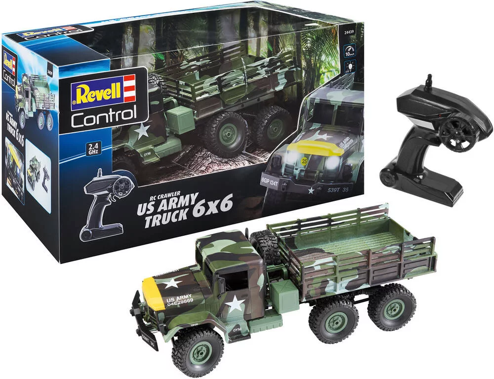 RADIOCOMMANDE CRAWLER US ARMY TRUCK 1\/16EME