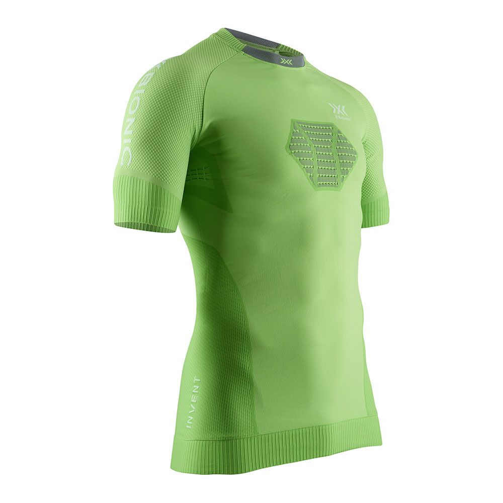 X-Bionic INVENT 4.0 RUN SPEED - Sous-couche Homme amazon green/anthrac