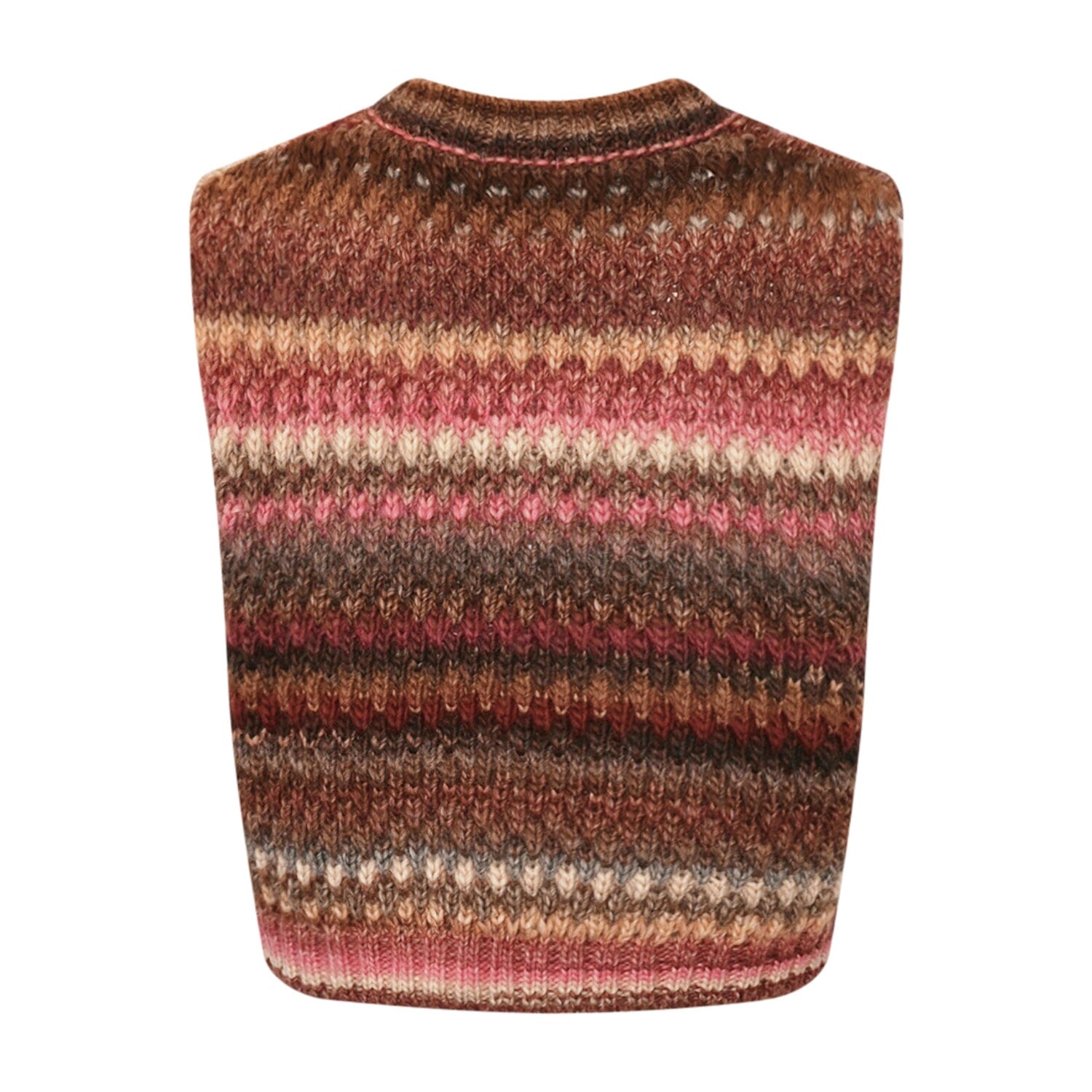 Noella Gio Knit Vest 1047 rust mix