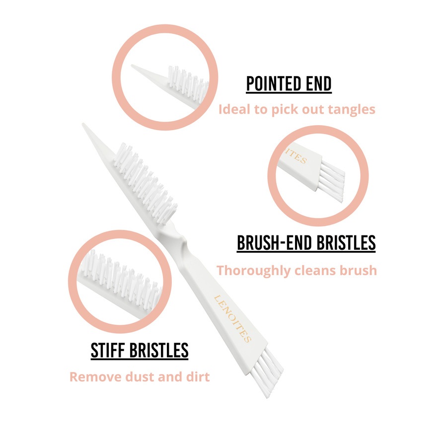 Lenoites Hair Brush Wild Boar Gold