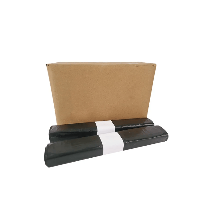 Afvalzakken 58x100cm 70L T50 LDPE grijs recyclaat - Doos 250 zakken (B561581030)