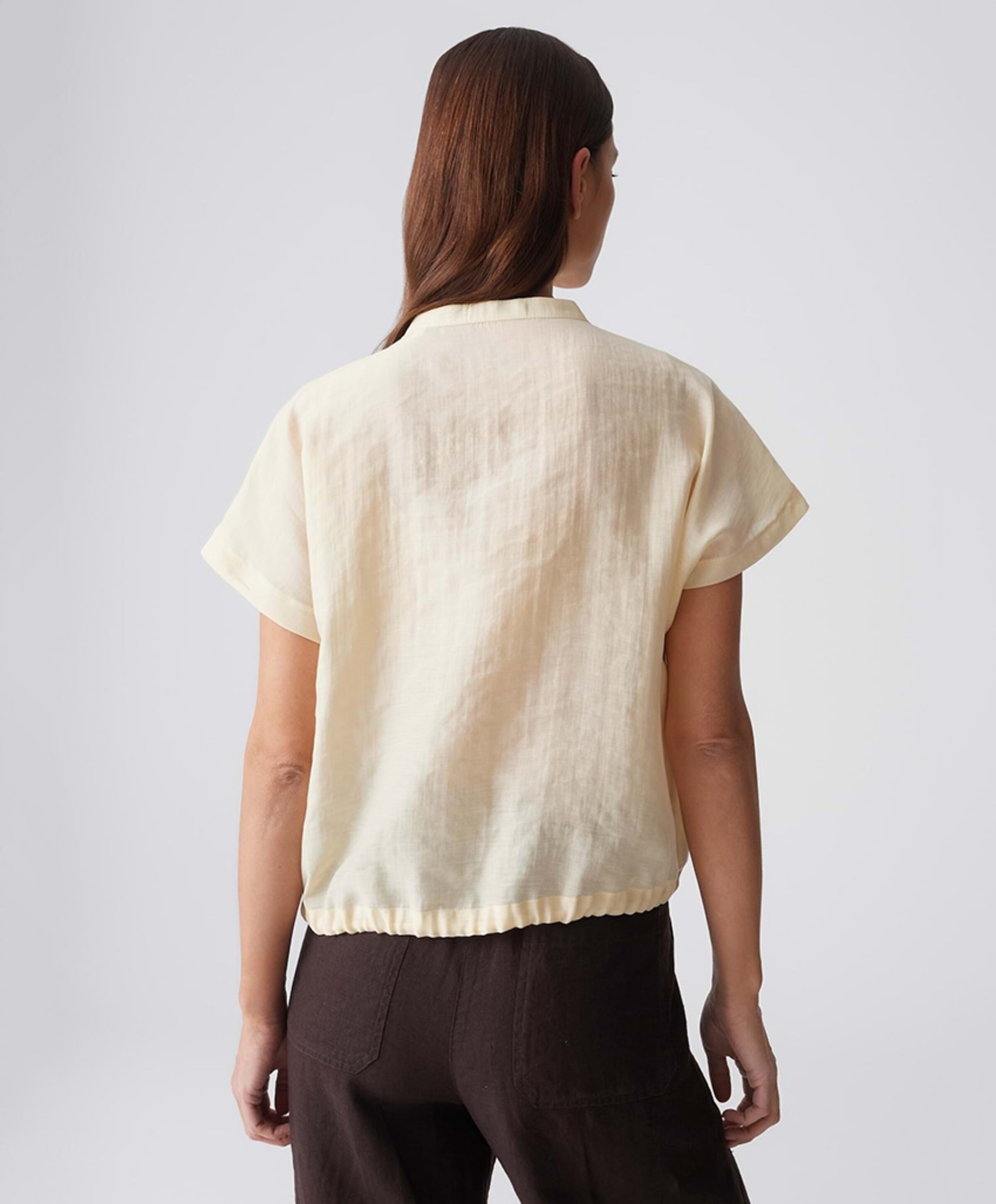 OPUS Dames blouse geel