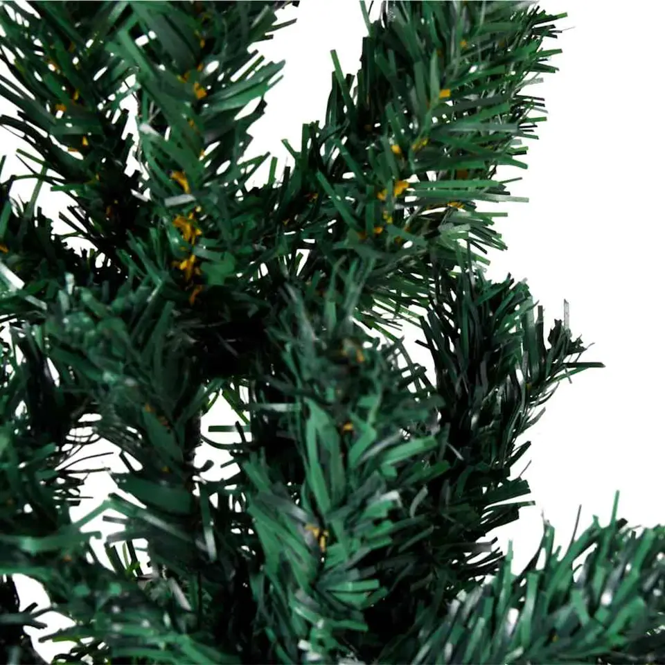 vidaXL - Halve Kunstkerstboom - Groen - 120 cm
