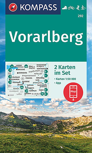 KOMPASS - 292 VORARLBERG 1 50 000
