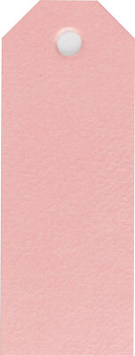 Manillamærker - Str. 3X8 CM - 220 G - Lyserød - 20 Stk