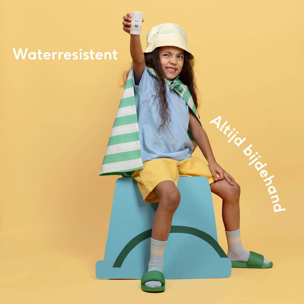 Makkelijk in gebruikBaby & Kids 0% parfum minerale zonnebrand stick factor 50 - 36 gr