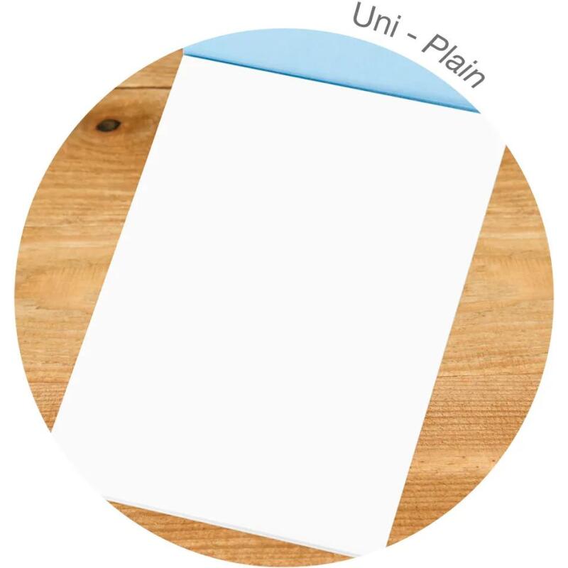 Bloc de Correspondance Triomphe 50 Feuilles Unies Blanches A4-21x29,7 cm - 90g/m2 - Blanc