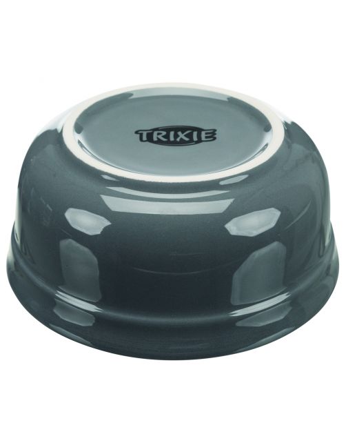 Trixie Voer- En Waterbak-Set - Voer\/Waterbak - 27x8x13 cm Petrol Grijs
