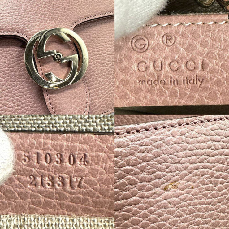 Gucci Vintage Gucci Crossbody Bag Pink