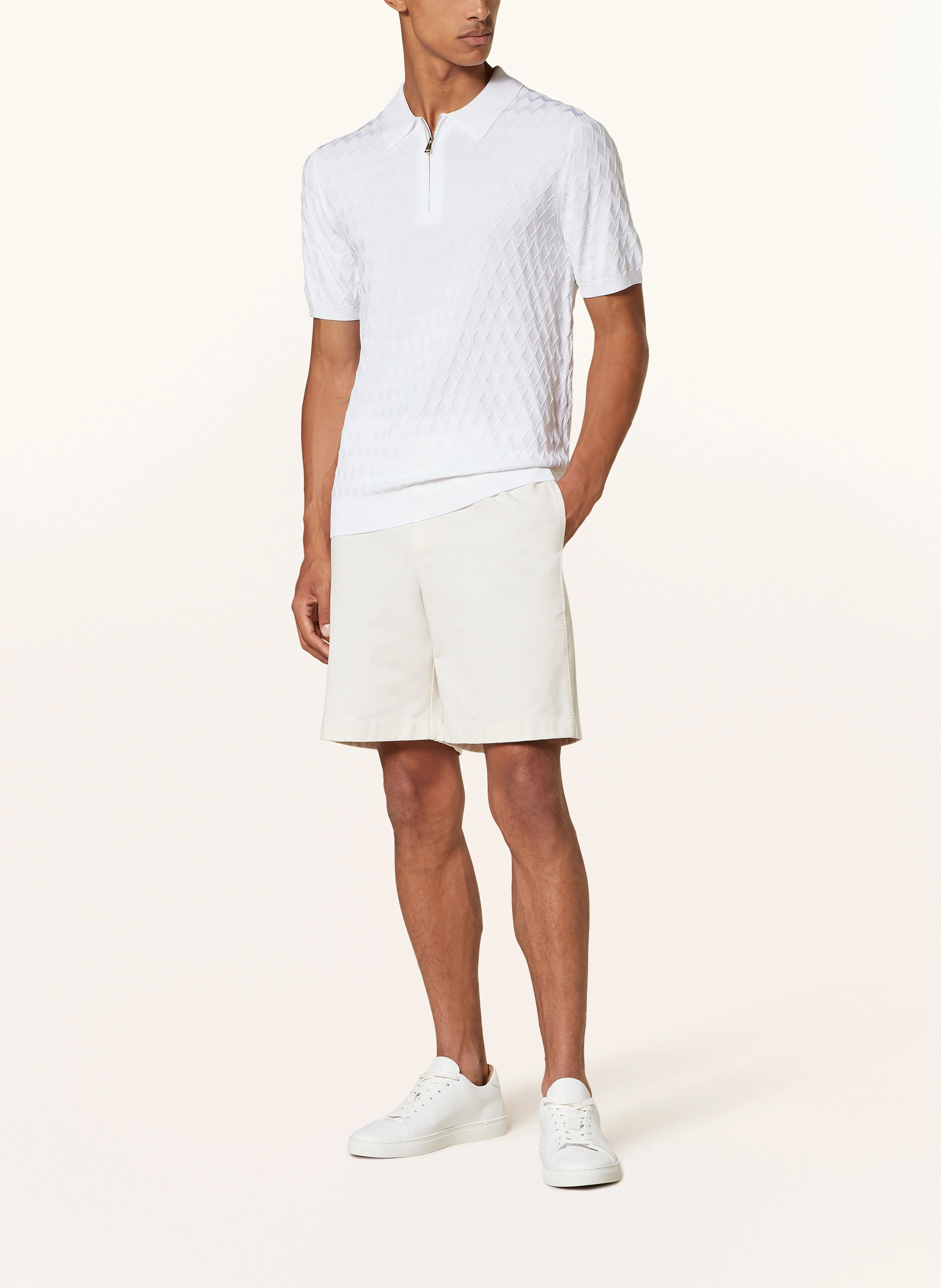 REISS Strick-Poloshirt RIZZO