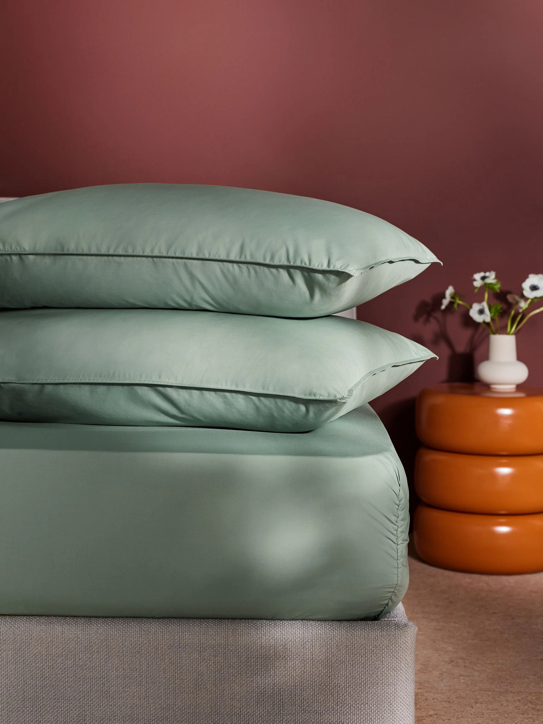 MADE.COM Set of 2 Cosy Washed Cotton Pillowcases
