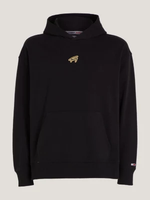Moletom com capuz e modelagem relaxada com logo exclusivo