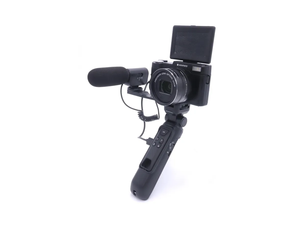 AgfaPhoto Realishot VLG-4K, 24 MP, CMOS, 5x, 4K Ultra HD, 980 g, Sort