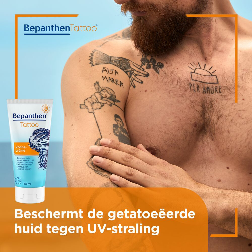 2x Bepanthen Tattoo Zonnecrème50 ml
