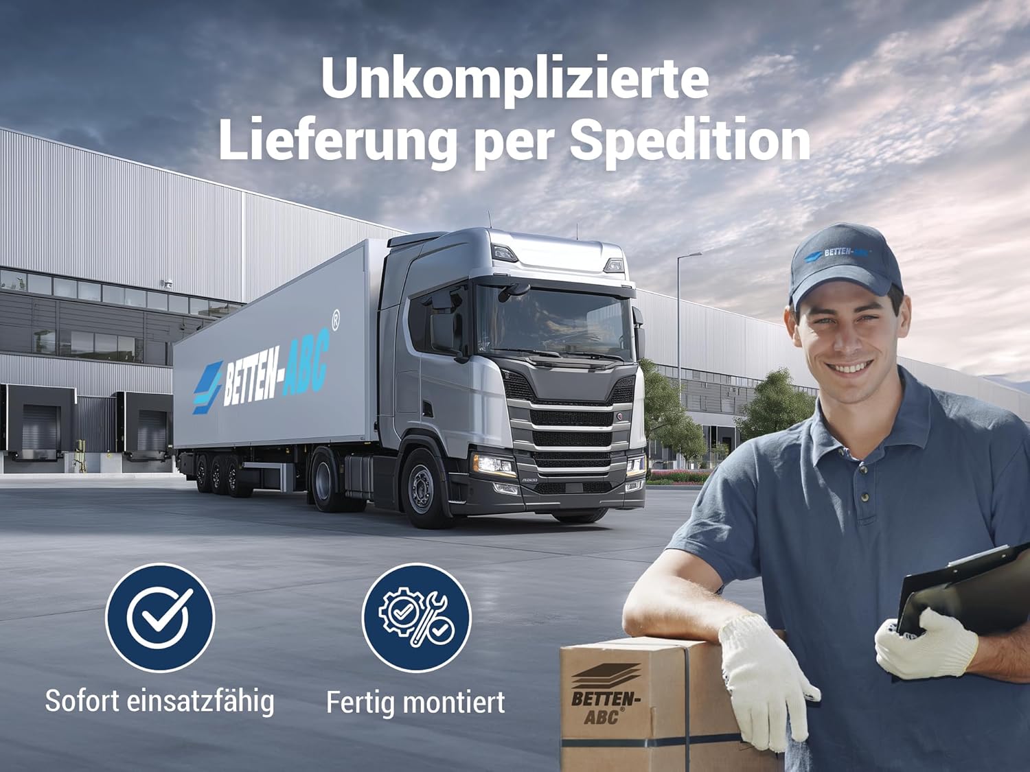 Betten-ABC Lattenrost Max1 K+F, fertig montiert, mit verstellbarem Kopf- und Fussteil (Größe: 140x200)