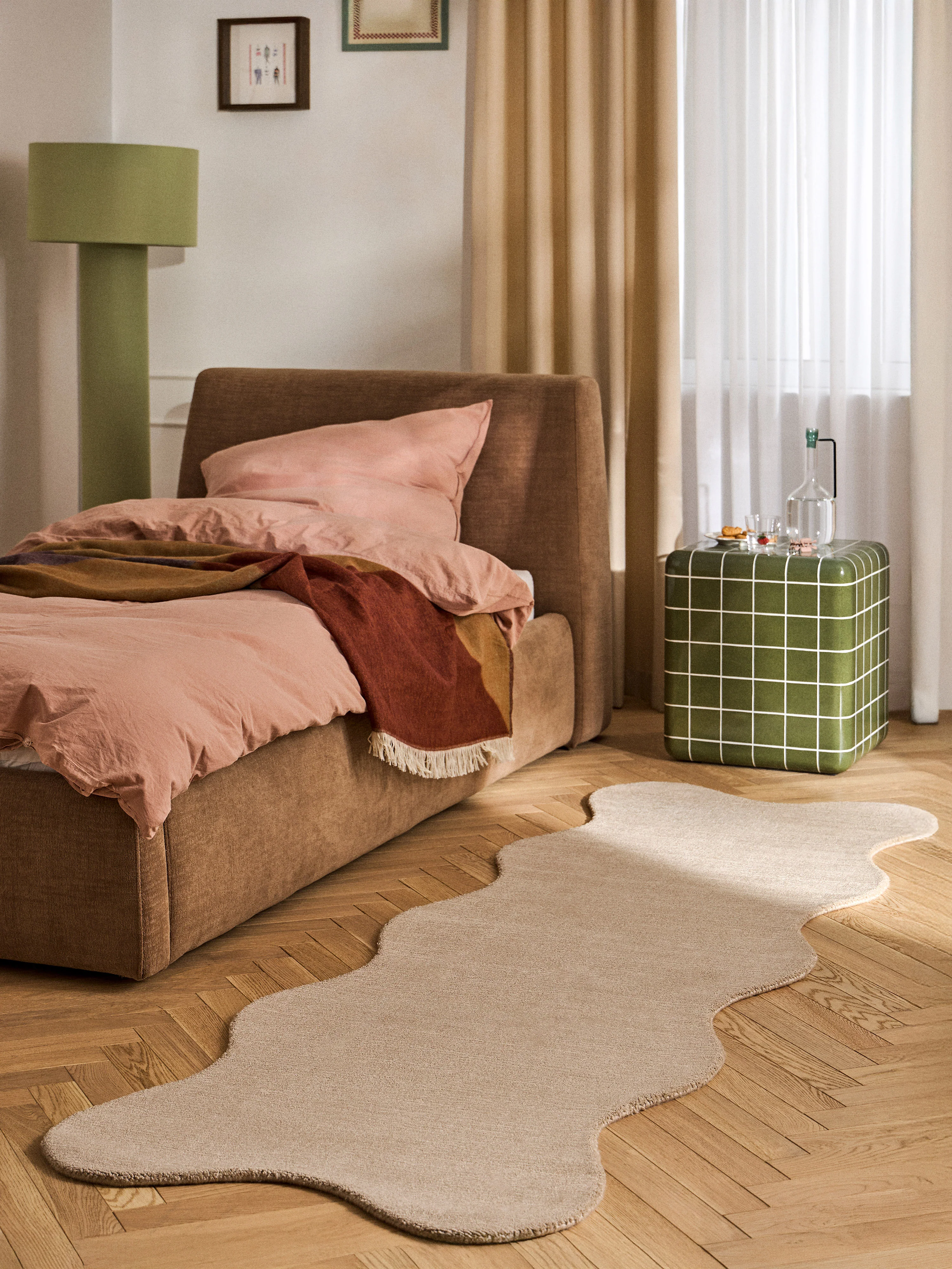 Handgeweven loper Wavy