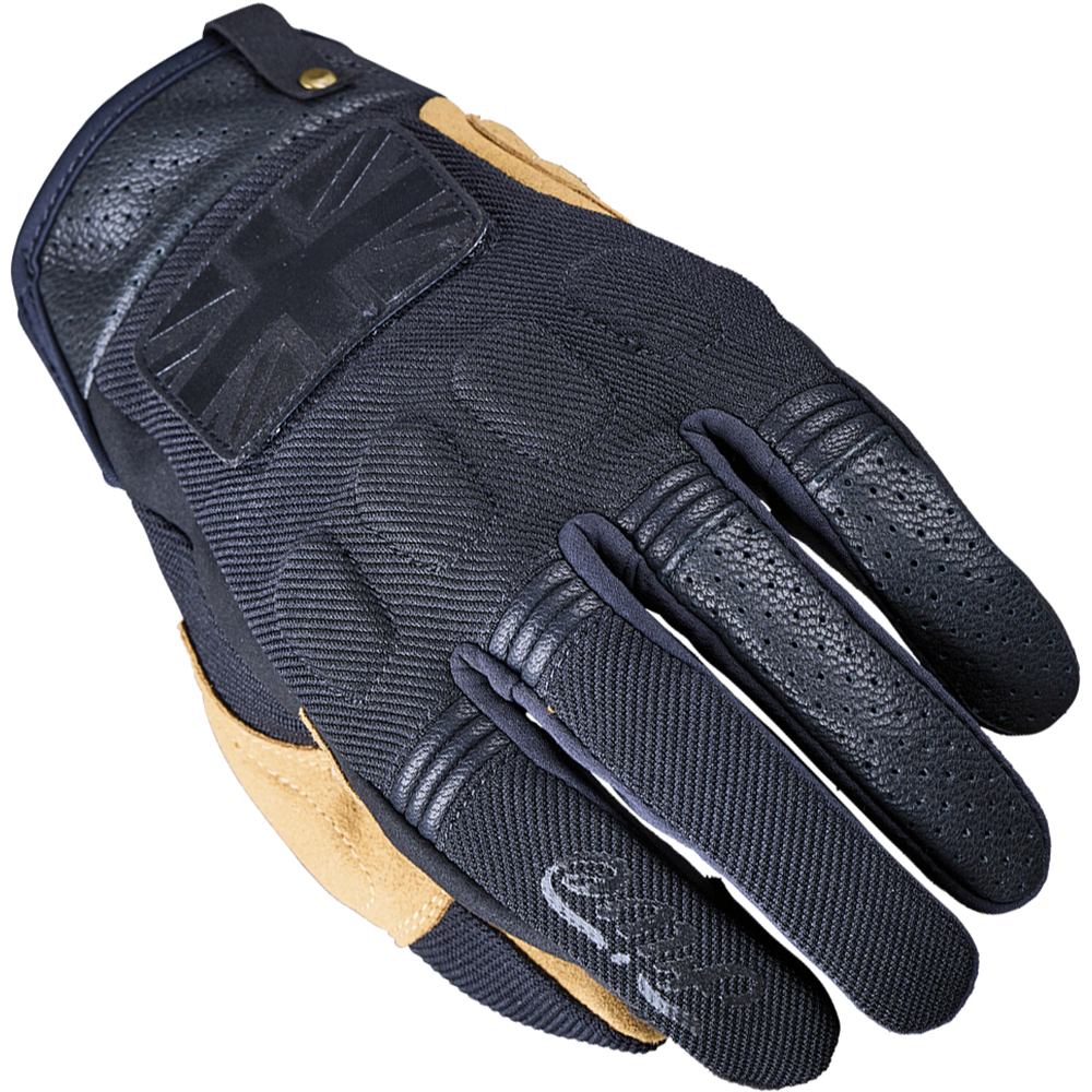 Five - Gants Scrambler Noir / Camel